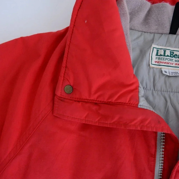 L.L. Bean Vintage  Red Ski Jacket ~Small - Picture 7 of 16
